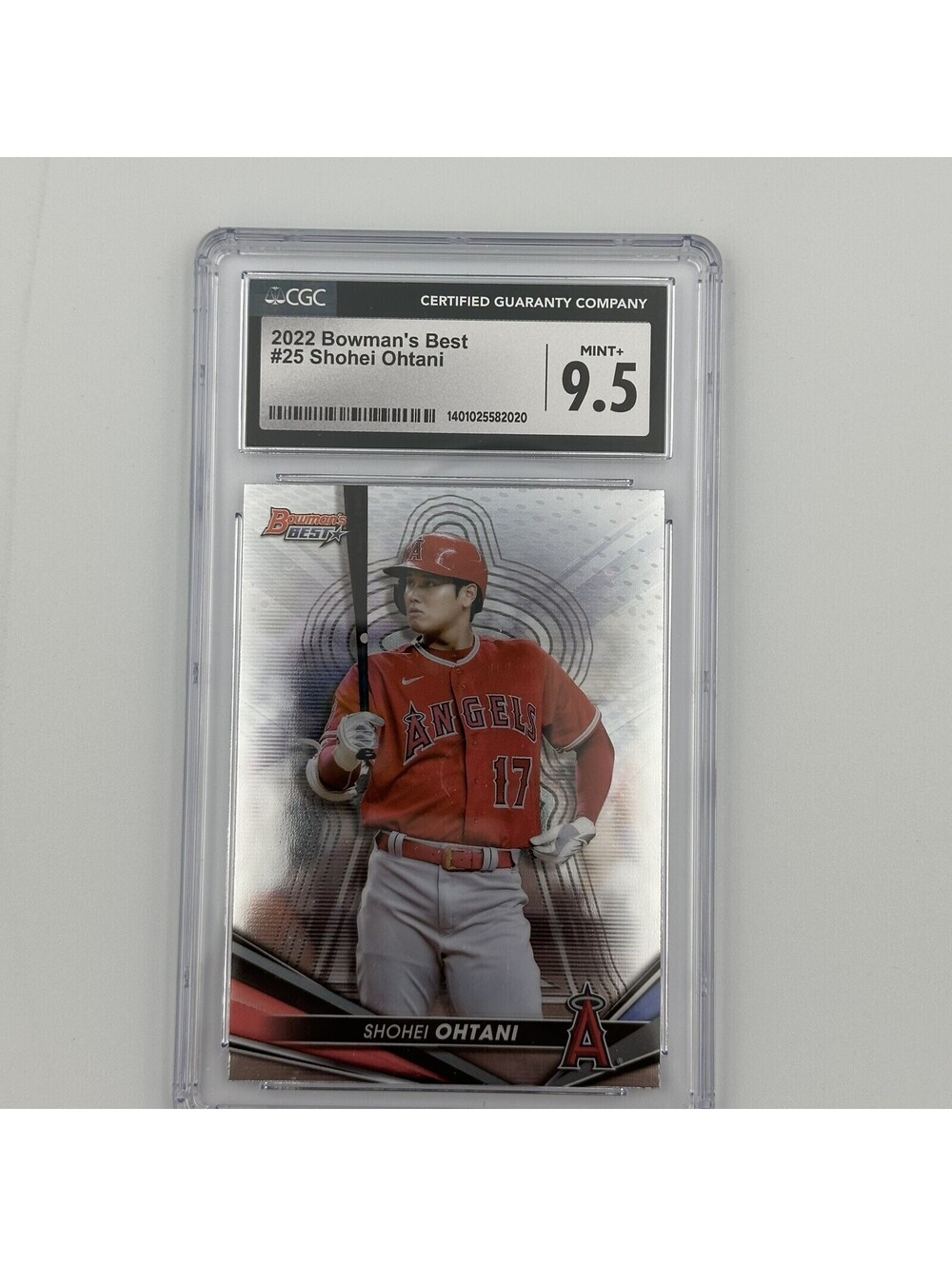Shohei Ohtani CGC 9.5 2022 Bowman's Best #25 Dual Threat Mint+ Angels MLB